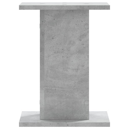 Plant Stands 2 pcs Concrete Grey 30x30x40 cm Engineered Wood