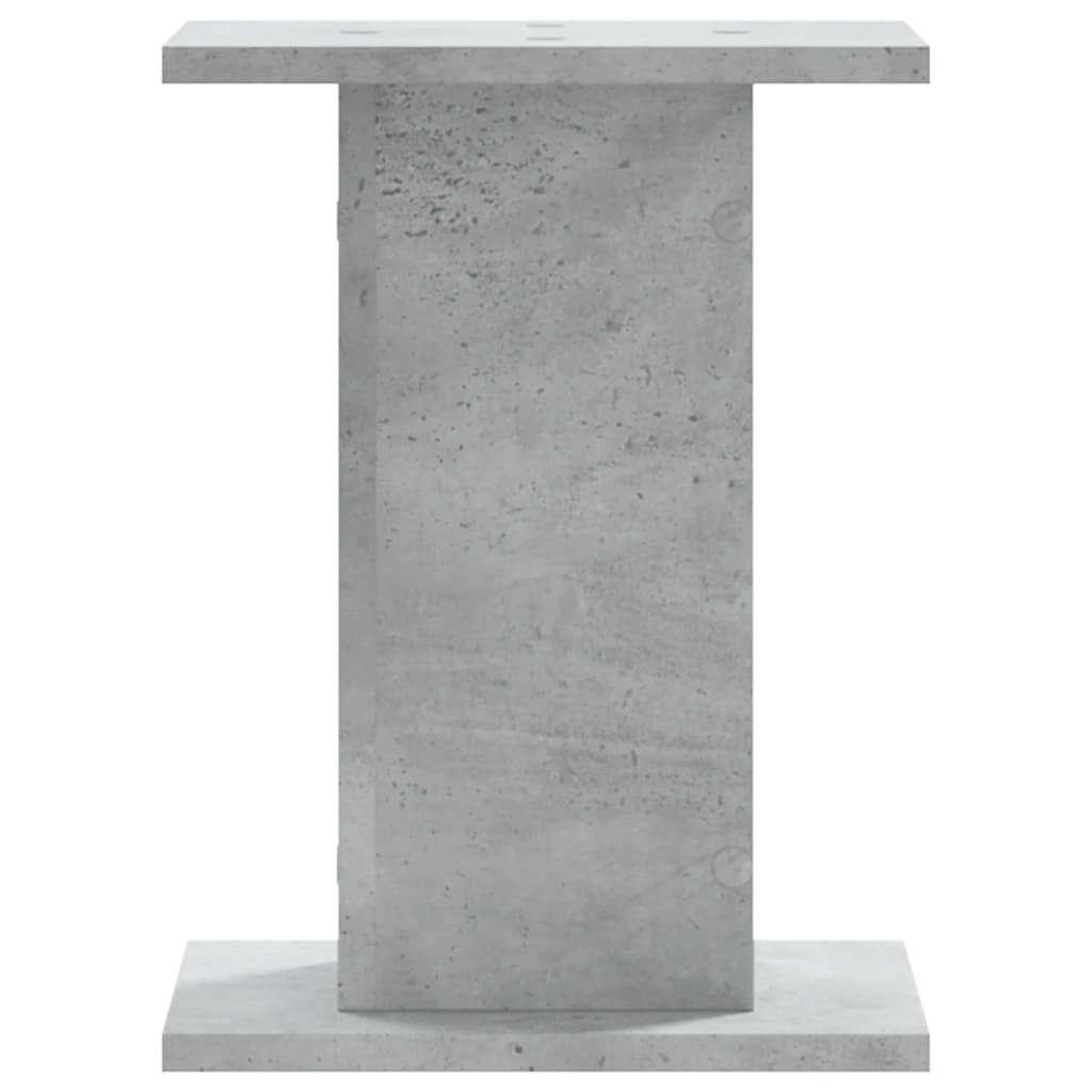 Plant Stands 2 pcs Concrete Grey 30x30x40 cm Engineered Wood