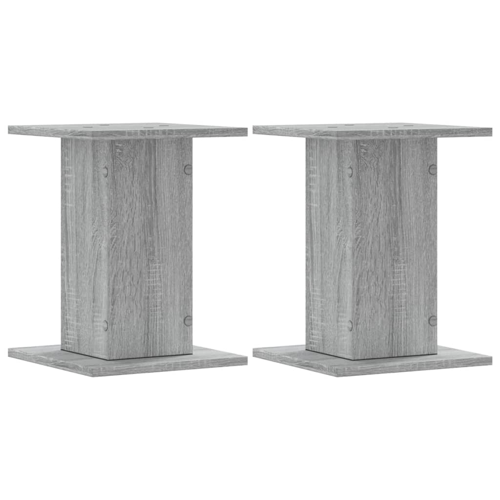 Plant Stands 2 pcs Grey Sonoma 30x30x40 cm Engineered Wood