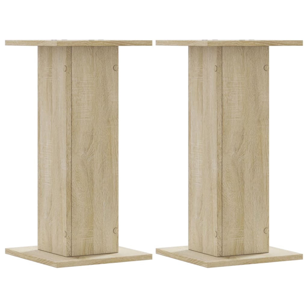 Plant Stands 2 pcs Sonoma Oak 30x30x60 cm Engineered Wood