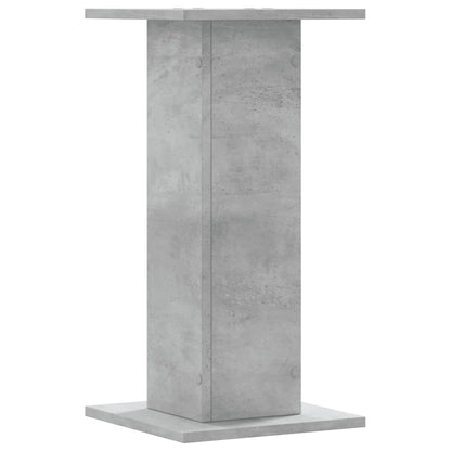 Plant Stands 2 pcs Concrete Grey 30x30x60 cm Engineered Wood