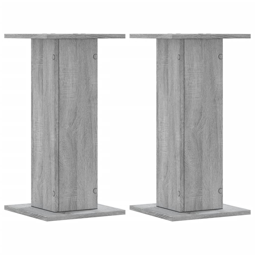 Plant Stands 2 pcs Grey Sonoma 30x30x60 cm Engineered Wood