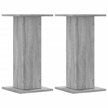 Plant Stands 2 pcs Grey Sonoma 30x30x60 cm Engineered Wood