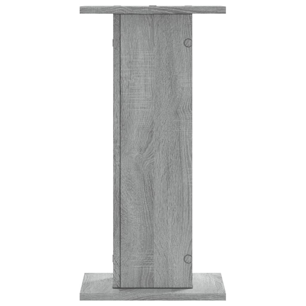 Plant Stands 2 pcs Grey Sonoma 30x30x60 cm Engineered Wood