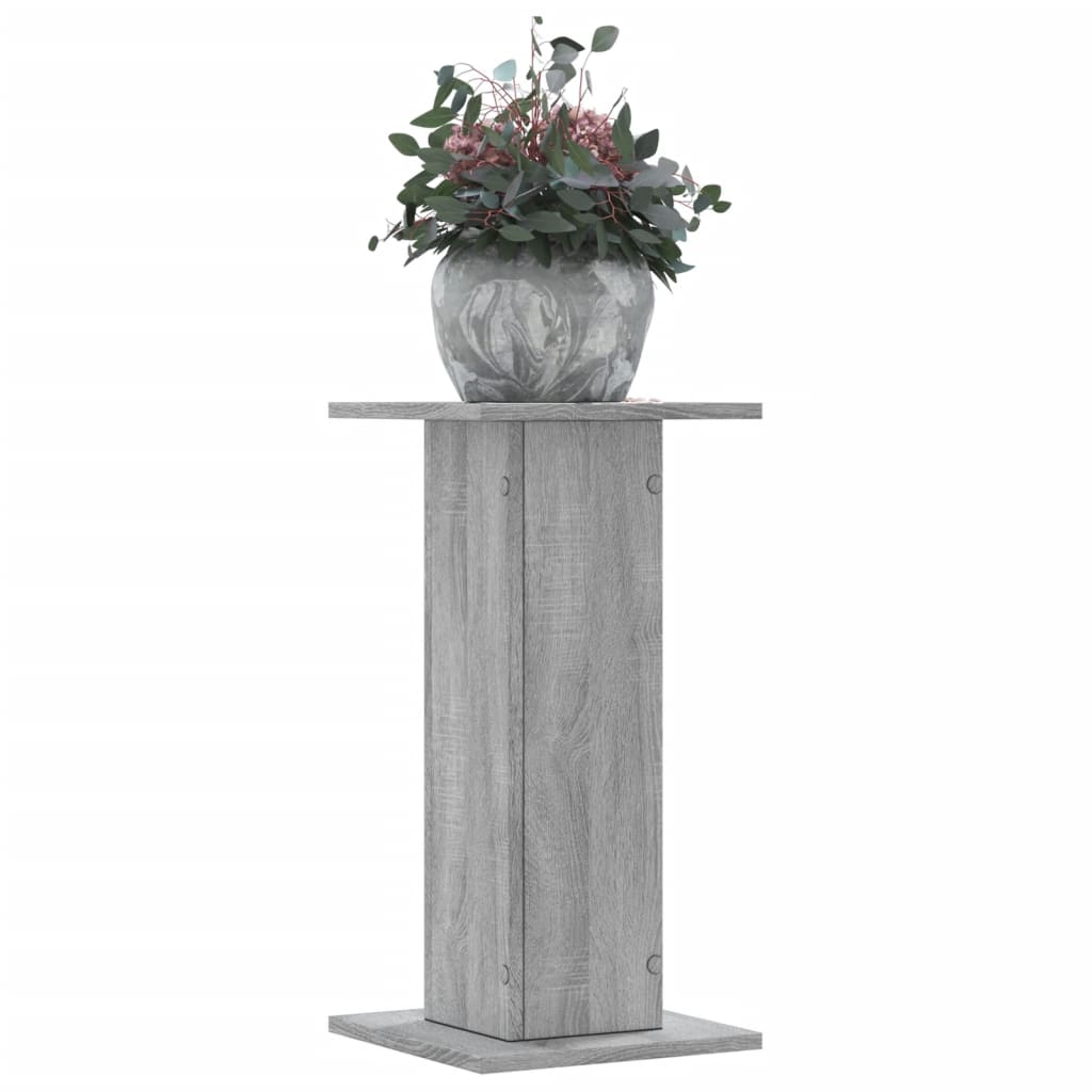 Plant Stands 2 pcs Grey Sonoma 30x30x60 cm Engineered Wood