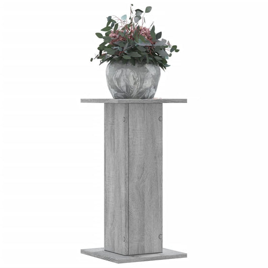 Plant Stands 2 pcs Grey Sonoma 30x30x60 cm Engineered Wood