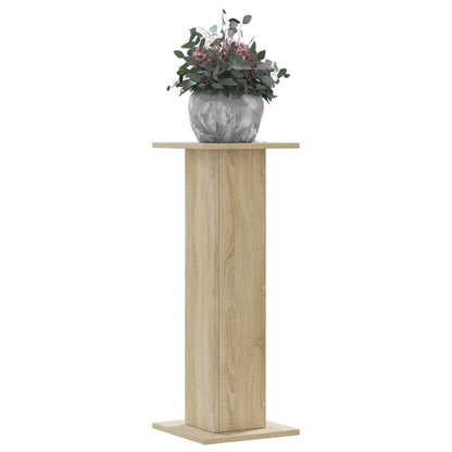 Plant Stands 2 pcs Sonoma Oak 30x30x80 cm Engineered Wood