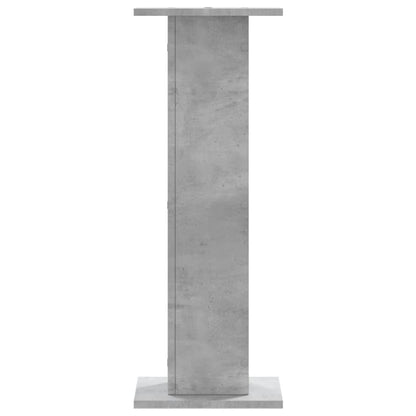 Plant Stands 2 pcs Concrete Grey 30x30x80 cm Engineered Wood