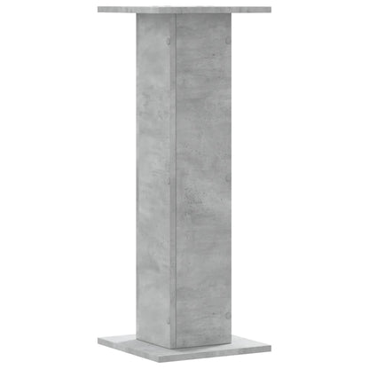 Plant Stands 2 pcs Concrete Grey 30x30x80 cm Engineered Wood