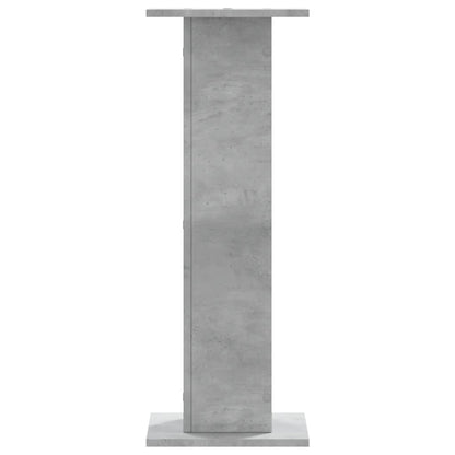 Plant Stands 2 pcs Concrete Grey 30x30x80 cm Engineered Wood