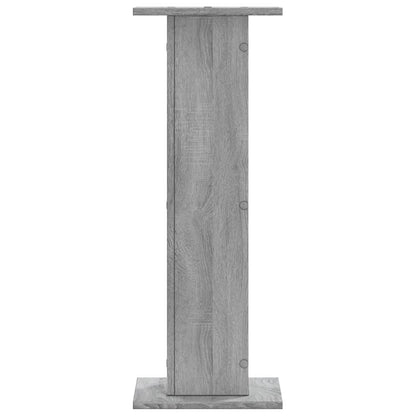 Plant Stands 2 pcs Grey Sonoma 30x30x80 cm Engineered Wood