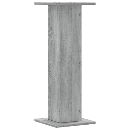 Plant Stands 2 pcs Grey Sonoma 30x30x80 cm Engineered Wood