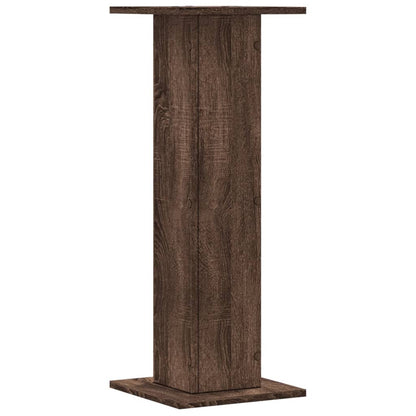 Plant Stands 2 pcs Brown Oak 30x30x80 cm Engineered Wood