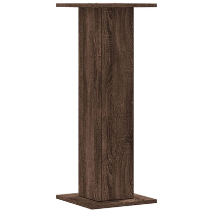 Plant Stands 2 pcs Brown Oak 30x30x80 cm Engineered Wood