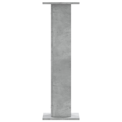 Plant Stands 2 pcs Concrete Grey 30x30x95 cm Engineered Wood