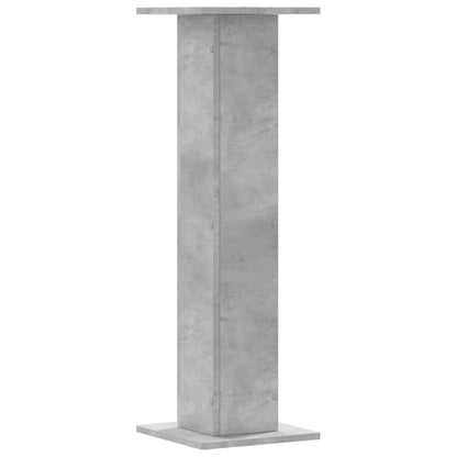 Plant Stands 2 pcs Concrete Grey 30x30x95 cm Engineered Wood