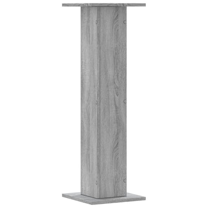 Plant Stands 2 pcs Grey Sonoma 30x30x95 cm Engineered Wood