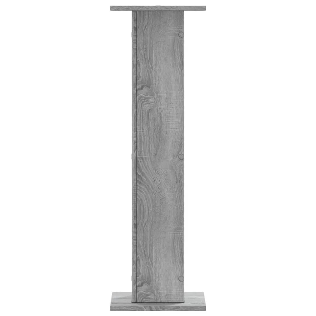 Plant Stands 2 pcs Grey Sonoma 30x30x95 cm Engineered Wood