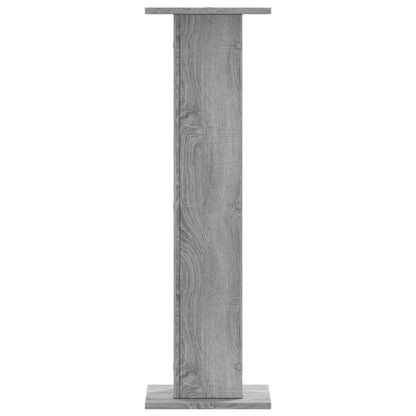 Plant Stands 2 pcs Grey Sonoma 30x30x95 cm Engineered Wood