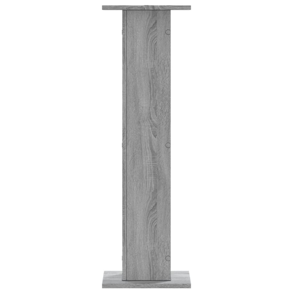 Plant Stands 2 pcs Grey Sonoma 30x30x95 cm Engineered Wood