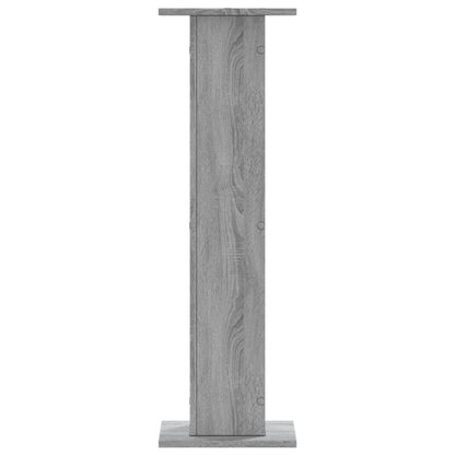 Plant Stands 2 pcs Grey Sonoma 30x30x95 cm Engineered Wood