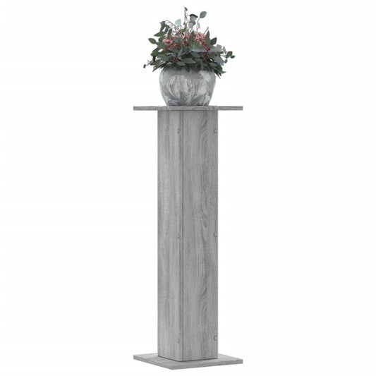 Plant Stands 2 pcs Grey Sonoma 30x30x95 cm Engineered Wood