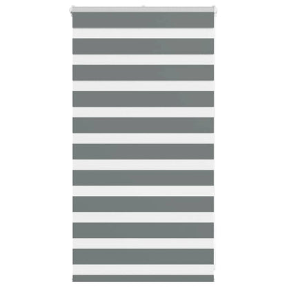 Zebra Blind Dark Grey 70x100 cm Fabric Width 65.9 cm Polyester