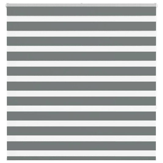 Zebra Blind Dark Grey 150x150 cm Fabric Width 145.9 cm Polyester