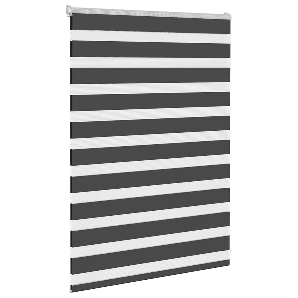 Zebra Blind Black 95x100 cm Fabric Width 90.9 cm Polyester