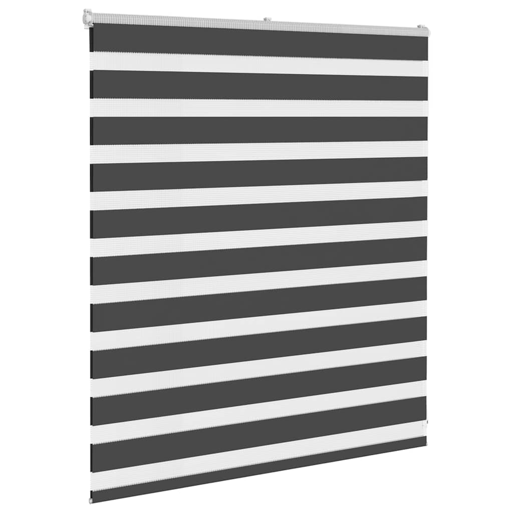 Zebra Blind Black 120x100 cm Fabric Width 115.9 cm Polyester