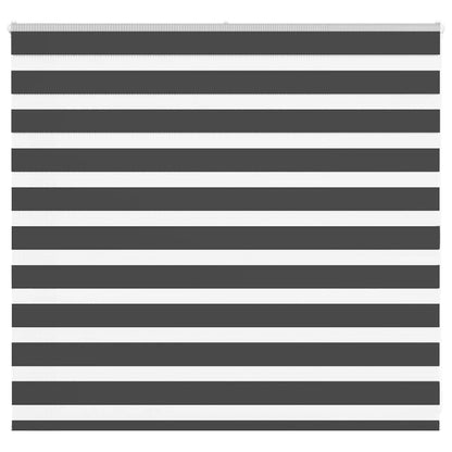 Zebra Blind Black 155x100 cm Fabric Width 150.9 cm Polyester