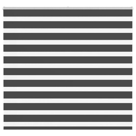 Zebra Blind Black 160x100 cm Fabric Width 155.9 cm Polyester