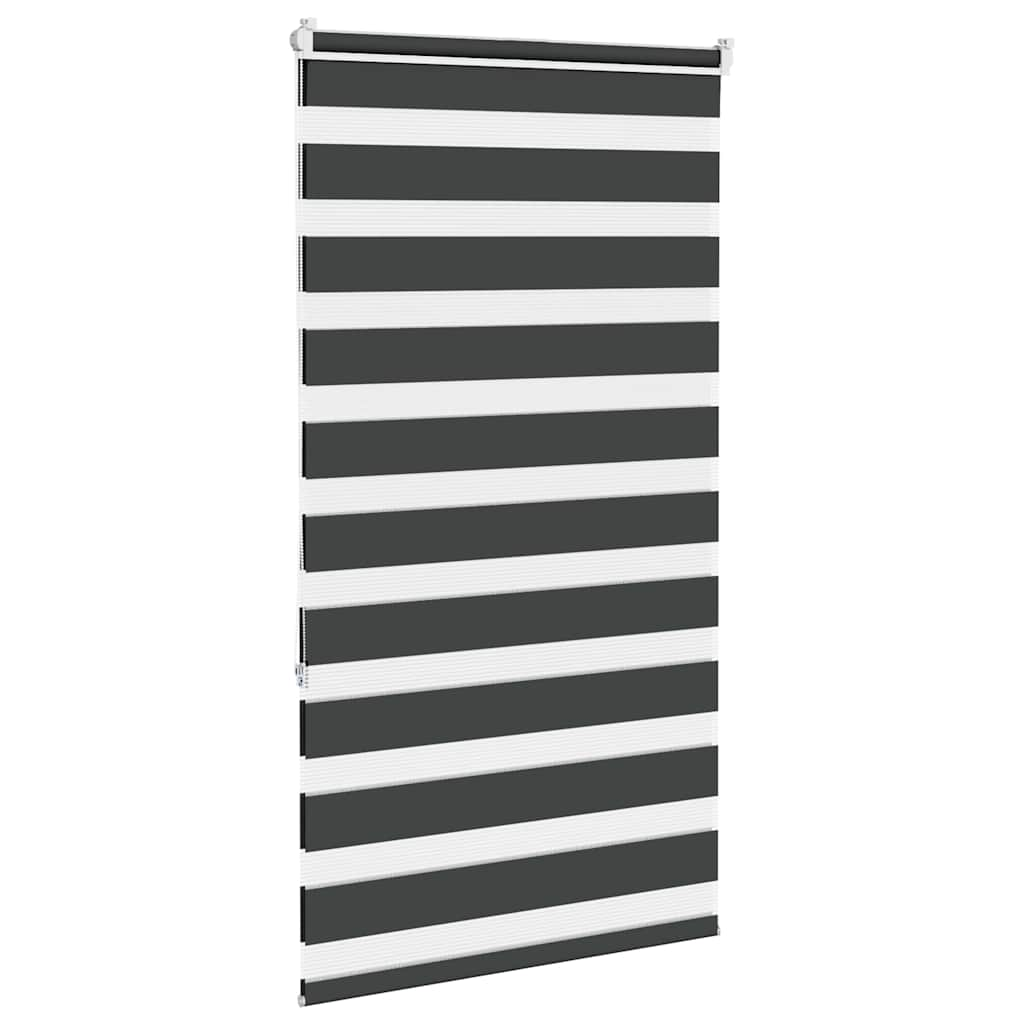 Zebra Blind Black 70x150 cm Fabric Width 65.9 cm Polyester