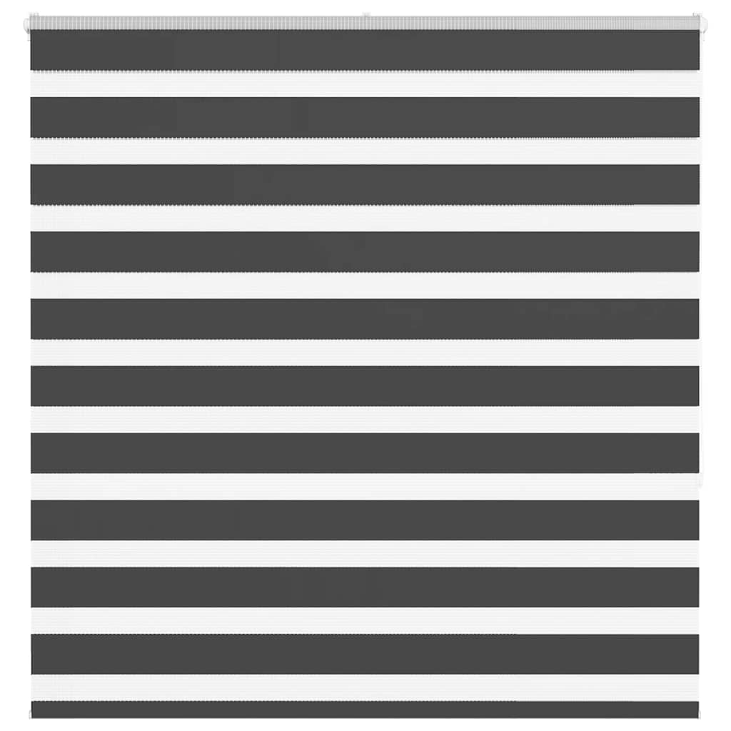 Zebra Blind Black 150x150 cm Fabric Width 145.9 cm Polyester