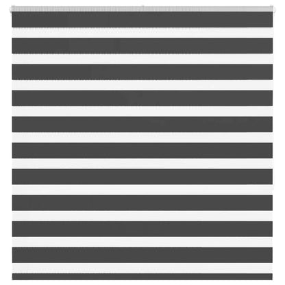 Zebra Blind Black 150x150 cm Fabric Width 145.9 cm Polyester