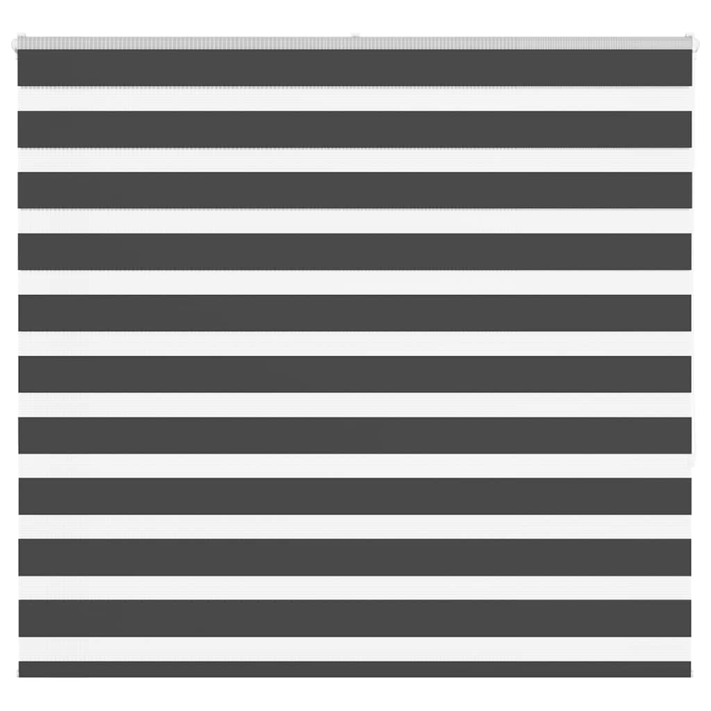 Zebra Blind Black 155x150 cm Fabric Width 150.9 cm Polyester