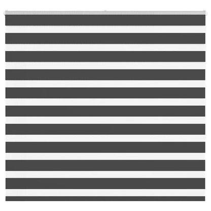 Zebra Blind Black 160x150 cm Fabric Width 155.9 cm Polyester