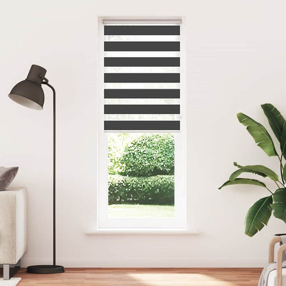 Zebra Blind Black 70x200 cm Fabric Width 65.9 cm Polyester