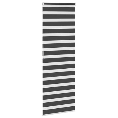 Zebra Blind Black 70x200 cm Fabric Width 65.9 cm Polyester