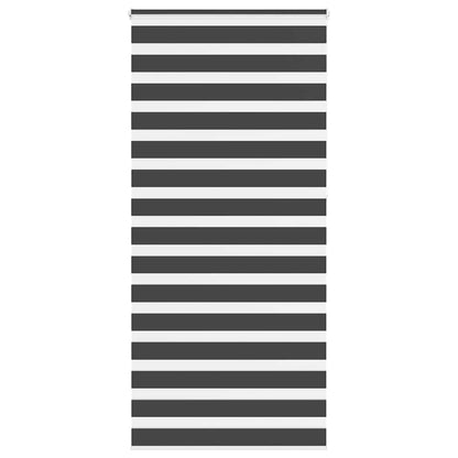 Zebra Blind Black 95x230 cm Fabric Width 90.9 cm Polyester