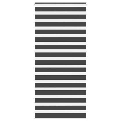 Zebra Blind Black 100x230 cm Fabric Width 95.9 cm Polyester