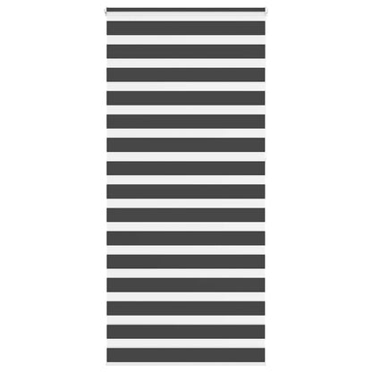 Zebra Blind Black 105x230 cm Fabric Width 100.9 cm Polyester