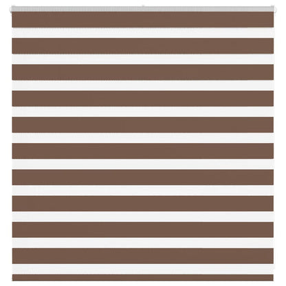 Zebra Blind Brown 150x100 cm Fabric Width 145.9 cm Polyester