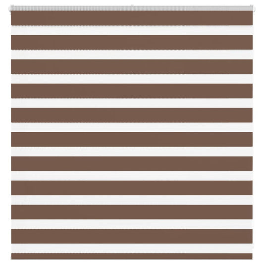 Zebra Blind Brown 150x100 cm Fabric Width 145.9 cm Polyester