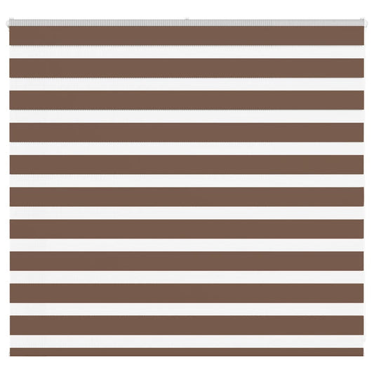 Zebra Blind Brown 160x100 cm Fabric Width 155.9 cm Polyester