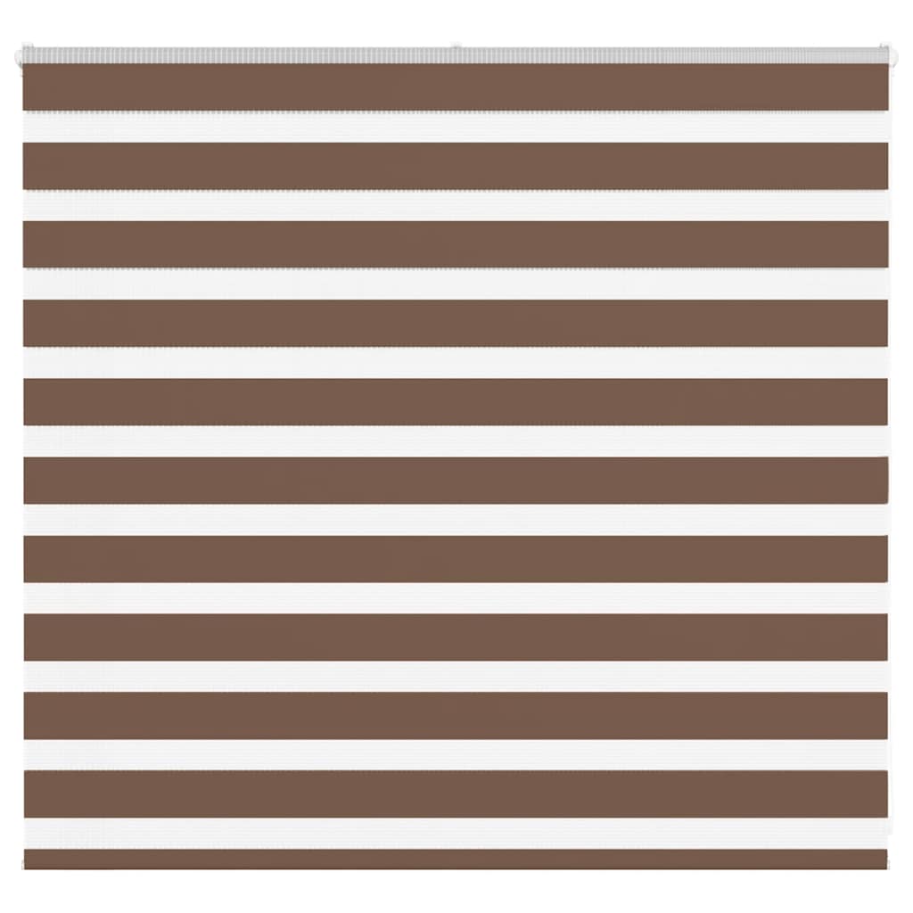 Zebra Blind Brown 165x100 cm Fabric Width 160.9 cm Polyester