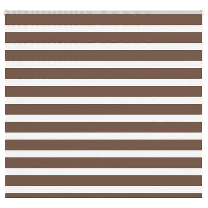 Zebra Blind Brown 165x100 cm Fabric Width 160.9 cm Polyester