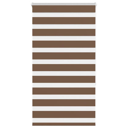 Zebra Blind Brown 70x150 cm Fabric Width 65.9 cm Polyester