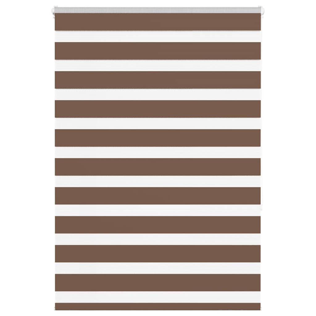 Zebra Blind Brown 100x150 cm Fabric Width 95.9 cm Polyester