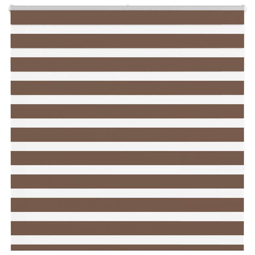 Zebra Blind Brown 145x150 cm Fabric Width 140.9 cm Polyester